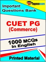 CUET PG (Commerce) Exam 1000 Objective MCQ in English (Printed Book)