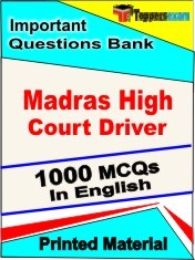 Madras High Court Driver Exam Book in English - Objective MCQ