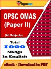EBook of OPSC OMAS PAPER II Exam (MCQ) in PDF Format in English
