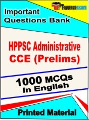 HPPSC Administrative CCE Prelims Exam 1000 Objective MCQ in English (Printed Book)
