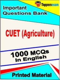 CUET UG (Agriculture) Test Book in English - Objective MCQ