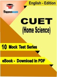 EBook of CUET (Home Science) Exam (10 Mock Test) in PDF Format in English