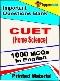CUET (Home Science) Exam 1000 Objective MCQ in English (Printed Book)