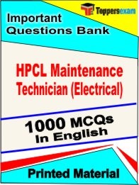 HPCL Maintenance Technician (Electrical) Exam 1000 Objective MCQ in English (Printed Book)