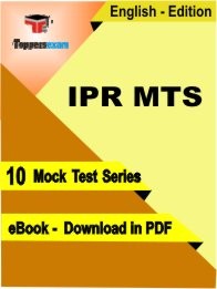 EBook of IPR MTS Exam (10 Mock Test) in PDF Format in English