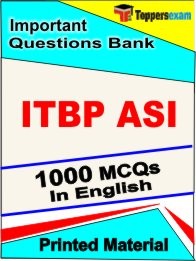 ITBP ASI Exam 1000 Objective MCQ in English (Printed Book)