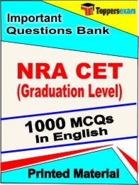 NRA CET (Graduation Level) Exam 1000 Objective MCQ in English (Printed Book)