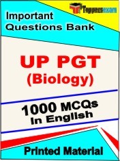 UP PGT Biology Exam 1000 Objective MCQ / Question Bank in English Book / Printed Material.