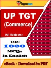 EBook of UP TGT COMMERCE Exam (MCQ) in PDF Format in English