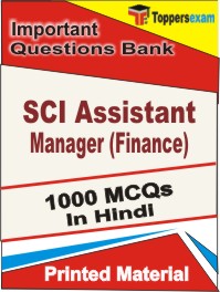 SCI Assistant Manager (Finance) Book in Hindi - Objective MCQ