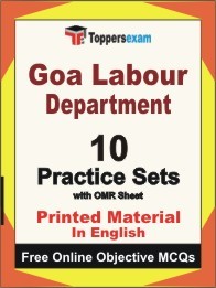 GOA LABOUR DEPARTMENT  Exam 10 Practice Sets Book (English)