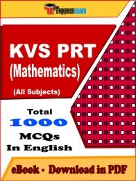 EBook of KVS PRT (MATHEMATICS) Exam (MCQ) in PDF Format in English