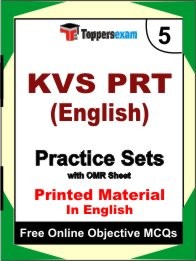 KVS PRT (ENGLISH) Exam Practice Set Book (English)