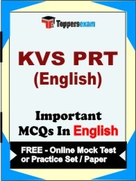 KVS PRT (ENGLISH) Exam Objective MCQ in English (Book) + (FREE) Online Mock Test Series