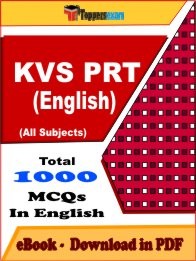 EBook of KVS PRT (ENGLISH) Exam (MCQ) in PDF Format in English