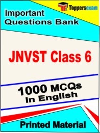 JNVST Class 6 Exam 1000 Objective MCQ in English (Printed Book)