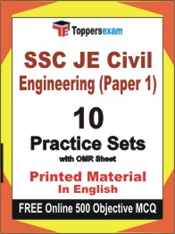 SSC JE Civil Engineering (Paper 1) Exam Book in English - Practice Set