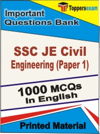 SSC JE Civil Engineering (Paper 1) Exam Book in English - Objective MCQ