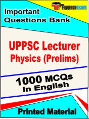 UPPSC Lecturer Physics Prelims Exam Objective MCQ Book in English