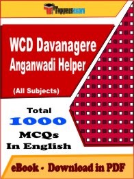 WCD Davanagere Anganwadi Helper PDF Book In English