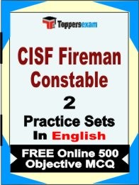 CISF Fireman Constable Exam Book in English - Question Paper / Practice Set