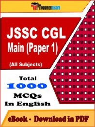 EBook of JSSC CGL MAIN PAPER 1 Exam (Objective Questions /MCQ) PDF in English