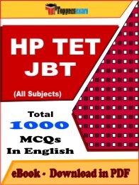 HP TET Junior Basic Training PDF Book In English