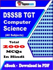 EBook of DSSSB TGT COMPUTER SCIENCE Exam (Objective Questions /MCQ) PDF in Hindi