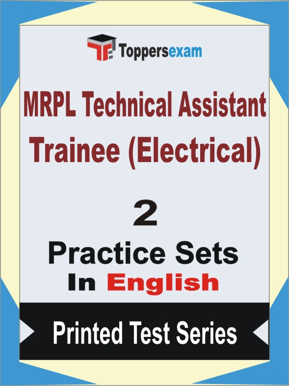 MRPL Technical Assistant Trainee (Electrical) Book in English - Question Paper / Practice Set
