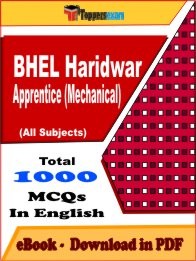 BHEL Haridwar Apprentice (Mechanical) PDF Book In English - MCQ / Objective Questions