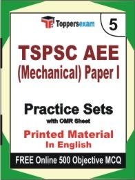 TSPSC AEE Mechanical Paper 1 Exam Practice Set Book in English