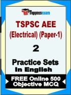 TSPSC AEE (Electrical) (Paper-1) Book in English - Question Paper / Practice Set