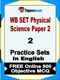WB SET Physical Science Paper 2 Exam Practice Set Book in English