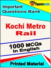 Kochi Metro Rail Exam Objective MCQ Book in English
