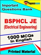 BSPHCL JE (Electrical Engineering) Exam Objective MCQ Book in English
