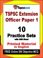 TSPSC Extension Officer Paper 1 Book in English - Practice Set