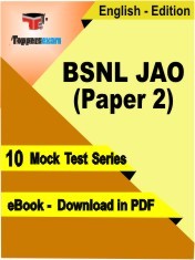 eBook of BSNL JAO Paper 2 Exam (10 Mock Test/Practice Set) in PDF Format in English