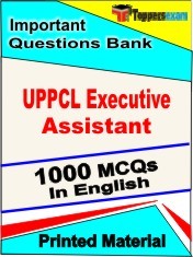 UPPCL Executive Assistant Exam 1000 Objective MCQ / Question Bank in English Book / Printed Material.