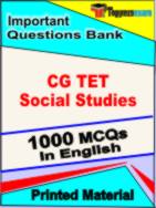 CG TET Social Studies Test Book in English - Objective MCQ