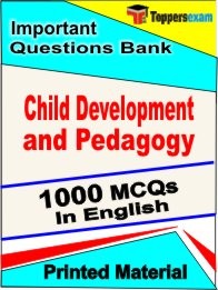 Child Development and Pedagogy Exam 1000 Objective MCQ / Question Bank in English Book / Printed Material.