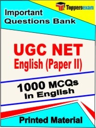 UGC NET English Paper II Exam 1000 Objective MCQ / Question Bank in English Book / Printed Material.