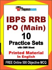 IBPS RRB PO Main Exam 10 Practice Sets Book English & FREE Online 500 Objective MCQ.