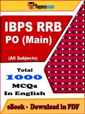 EBook of IBPS RRB PO MAIN Exam (Objective Questions /MCQ) PDF in English