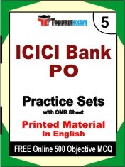 ICICI Bank PO Test Book in English - Mock Test / Practice Set