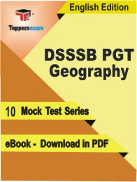 DSSSB PGT Geography Test PDF Book in English - Mock Test/Practice Set