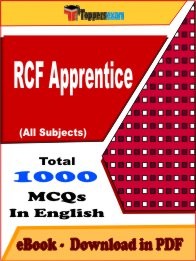 RCF Apprentice PDF Book In English