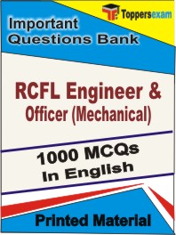 RCFL Engineer & Officer (Mechanical) Book in English - Objective MCQ