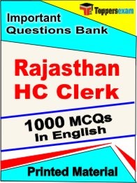 Rajasthan High Court Clerk Book in English - Objective MCQ