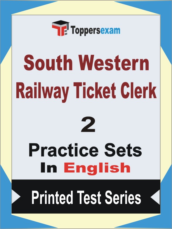 South Western Railway Ticket Clerk Book in English - Question Paper / Practice Set
