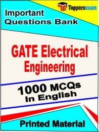 GATE Electrical Engineering Exam 1000 Objective MCQ / Question Bank in English Book / Printed Material.